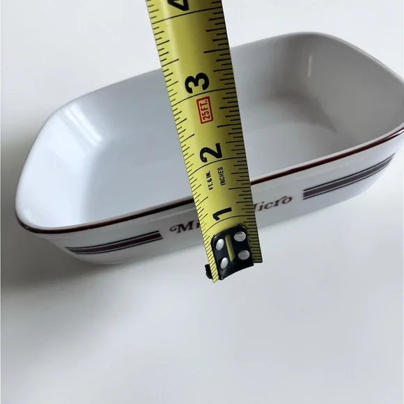 Vintage Mini Micro Microwave Dish for Small Meals; Retro Milk Glass Baker - Picture 6 of 6